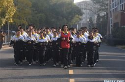 我校元月跑操比赛圆满举行