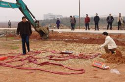 新校区住房建设正式动工