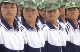 高一新生军训
