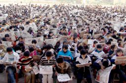 感受疯狂英语——大课教学，掀起学习热潮