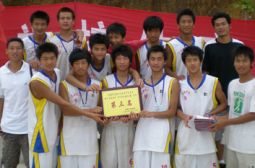 我校学生篮球队夺全市锦标赛第三