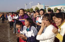 我校第四十届田运会掠影