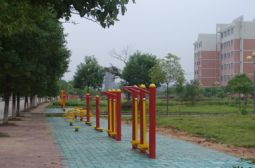 我校新建百米健身带