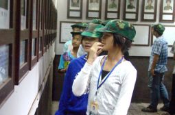 老校区高一学生参观爱国主义教育基地