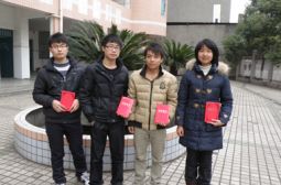 老校区高中部学生书法比赛结束