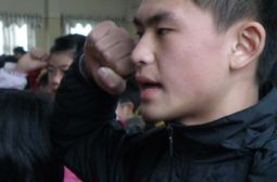 老校区学生入团仪式