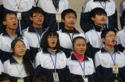 老校区高一红歌赛掠影