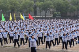 初一武术操比赛精彩呈现