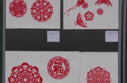 初二学生剪纸作品选