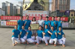 校广播体操队获市全民健身运动会市直组第一名