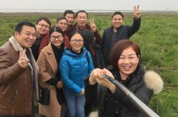 鄱湖候鸟浅飞草洲别样风景&mdash;&mdash;记南矶山观鸟一行