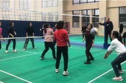 女子气排球比赛圆满落幕