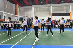 高安中学女排一路过关斩将