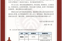 我校两位毕业生荣获北京大学奖学金