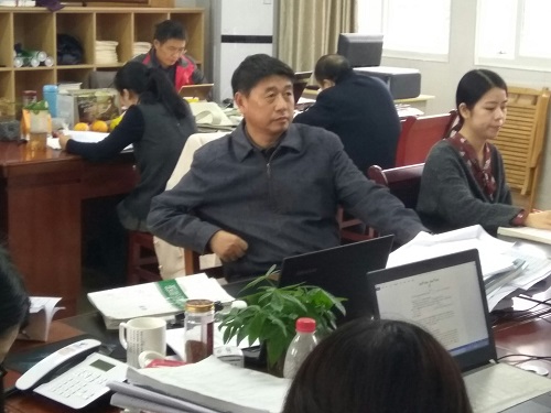 杨校长亲临会场指导